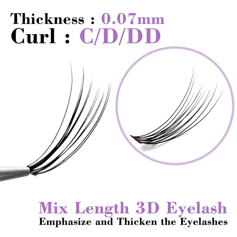 Kimcci C/D/DD Cong Phối Chiều  - đánh giá và giá Eyelash Extension Russian